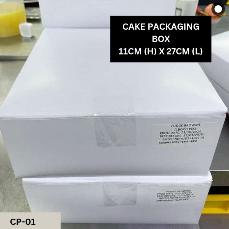 CAKE PACKAGING BOX 11CM (H) X 27CM (L)
